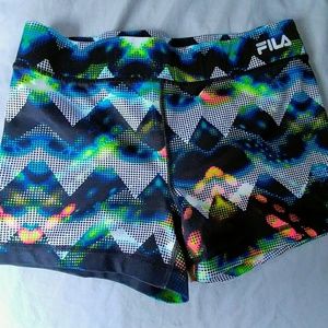 Women's Medium FILA spandex shorts
